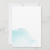 Verjaardagsuitnodigingskaart, bewerkbare sjabloon kaart (Achterkant)