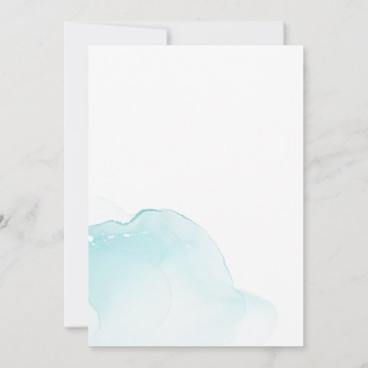 Verjaardagsuitnodigingskaart, bewerkbare sjabloon kaart (Achterkant)