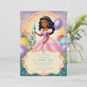 verjaardagsuitnodigingskaarten kaart (Staand voorkant)