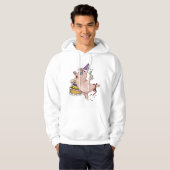 Verjaardagsvarken feesten Mannen Hoodie (Voorkant volledig)