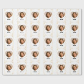 Verjaardagsverpakkings papier meisje leeftijd 6 (Vlak)
