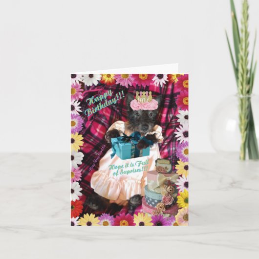 Verjaardagsverrassing Kaart (Voorkant)