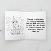 Verjaardagsverrassing voor geiten - Funny & Witty Kaart (Binnen)