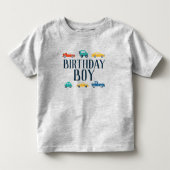 Verjaardagsvervoer Verjaardagsshirt voor jongens Kinder Shirts (Voorkant)