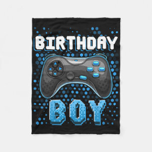 Verjaardagsvideo Game Controller Verjaardag Gamer Fleece Deken