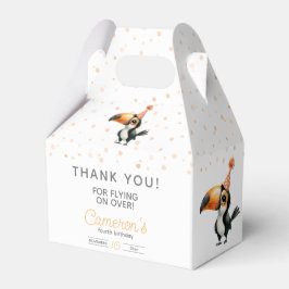 Verjaardagsviering kind bedankdoosjes