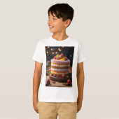 Verjaardagsviering kinder Fansion T-shirt (Voorkant volledig)