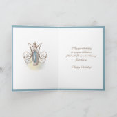 Verjaardagsviering Maagd Maria Lourdes Kaart (Binnen)