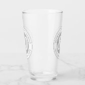 Verjaardagsviering met naam, leeftijd en verjaarda glas (Links)