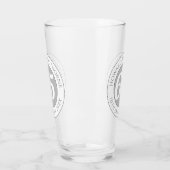 Verjaardagsviering met naam, leeftijd en verjaarda glas (Links)
