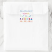 Verjaardagsviering Stickers (Tas)