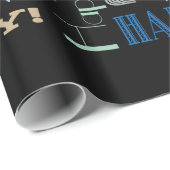 Verjaardagsviering! Subtiele aangepaste naam en le Cadeaupapier (Rol Hoek)