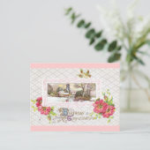 verjaardagsvignet briefkaart (Staand voorkant)