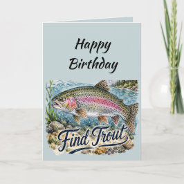 Verjaardagsvis Rond en Vind Forel Leuke Quote Feestdagen Kaart