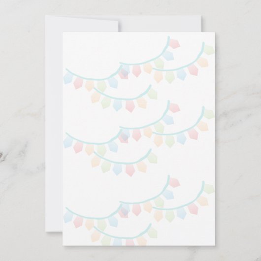 Verjaardagsvlaggenlijn Kaart (Achterkant)