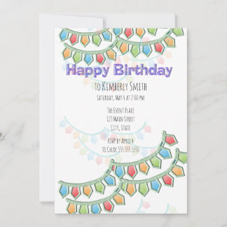 Verjaardagsvlaggenlijn Kaart