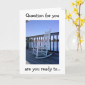 VERJAARDAGSVRAAG? ROCK OF ROCK EN ROLL? KAART (Gele Bloem)