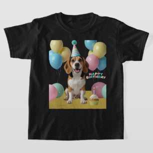 Verjaardagsvreugde met mijn beagle t-shirt