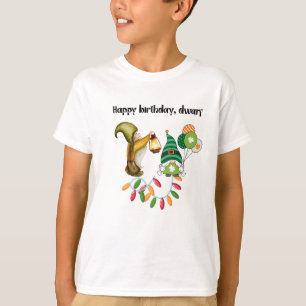Verjaardagsvreugde van Kleine Elf in Magische Kleu T-shirt