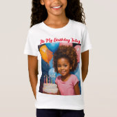 Verjaardagsvreugde: zes jaar vieren" t-shirt (Voorkant)