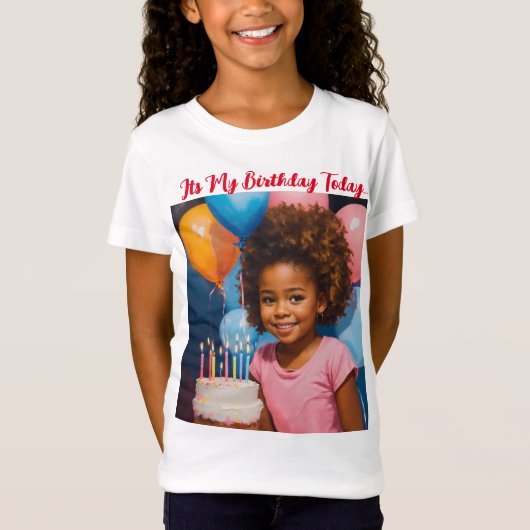 Verjaardagsvreugde: zes jaar vieren" t-shirt (Voorkant)