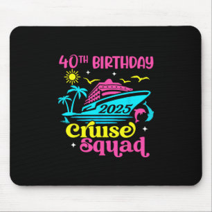 Verjaardagsvriend Familie 40e Verjaardag Cruise Va Muismat