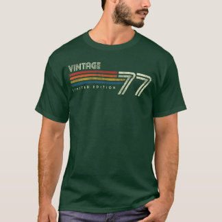 Verjaardagsvriend met borststreep uit 1977 t-shirt