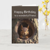 Verjaardagsvriend Schattigee leuke noten over je e Kaart (Gele Bloem)