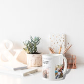 Verjaardagsvriend wit zwart foto namen koffiemok