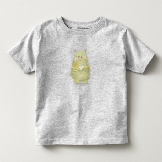 Verjaardagsvrienden, grappige monsters kinder shirts (Voorkant)