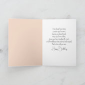 Verjaardagsvrouw op het strand kaart (Binnen)