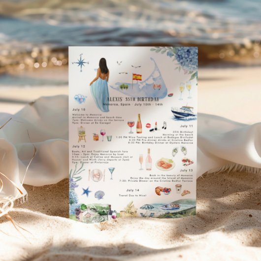 Verjaardagsweekend Itinerary | Menorca Kaart