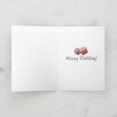 Verjaardagswens Cupcake Kaart (Binnen)