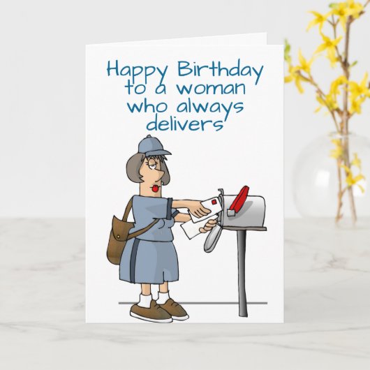 **VERJAARDAGSWENS** UW BEURT OM TE ONTVANGEN! POST KAART (Gele Bloem)