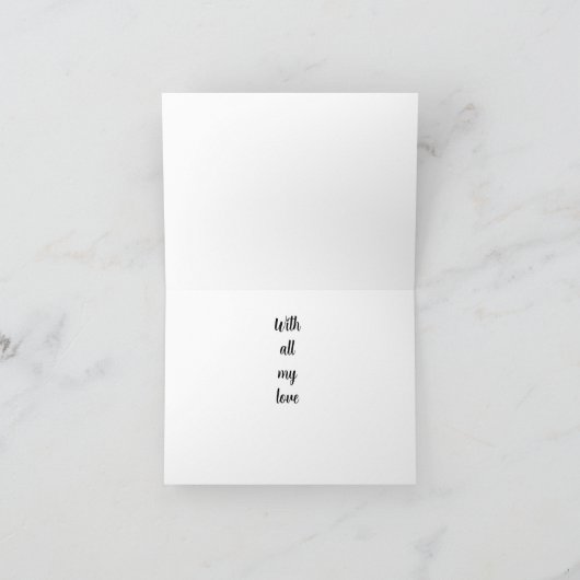 VERJAARDAGSWENS "VOL MET LIEFDE" KAART (Binnen)