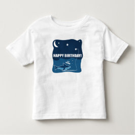 Verjaardagswens voor haaien kinder shirts