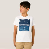 Verjaardagswens voor haaien t-shirt (Voorkant volledig)