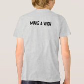 Verjaardagswens voor haaien Tri-Blend shirt (Achterkant)