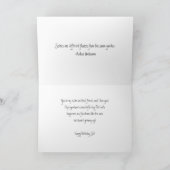 Verjaardagswensen aan mijn zuster-blauwe vlinder kaart (Binnen)