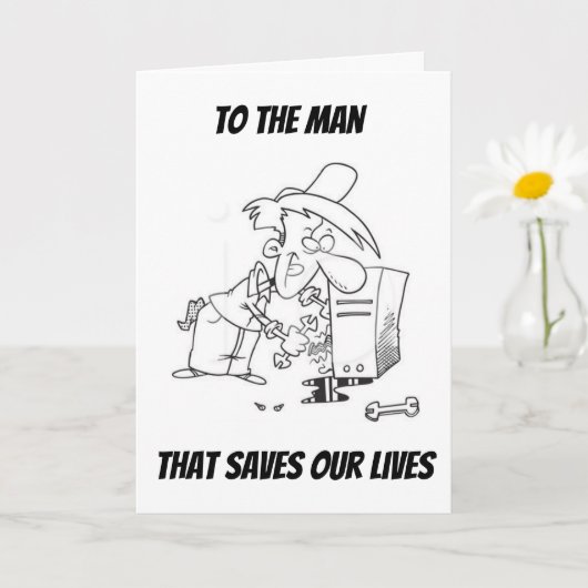 **VERJAARDAGSWENSEN AAN ONZE COMPUTERREPARATEUR** KAART (Kleine Plant)