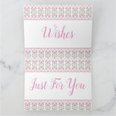 Verjaardagswensen Alleen Voor Jou Kaart (Binnen)