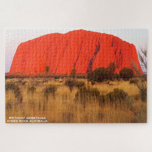 Verjaardagswensen  Ayers Rock Australië Legpuzzel