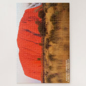 Verjaardagswensen  Ayers Rock Australië Legpuzzel (Verticaal)