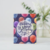 Verjaardagswensen Briefkaart (Staand voorkant)