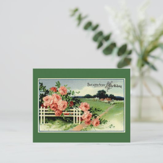  verjaardagswensen briefkaart (Staand voorkant)