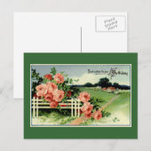 verjaardagswensen briefkaart (Voorkant / Achterkant)