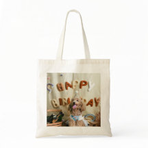 Verjaardagswensen Canvas tas