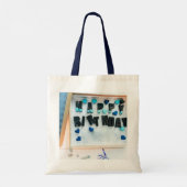 Verjaardagswensen Canvas tas (Achterkant)