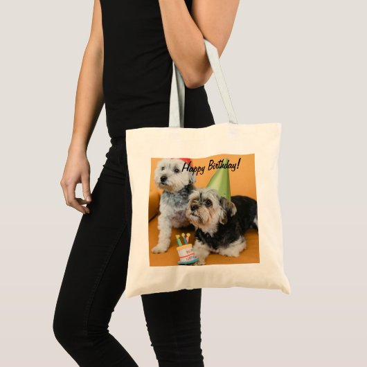 Verjaardagswensen Canvas tas (Voorkant (product))