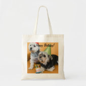 Verjaardagswensen Canvas tas (Voorkant)